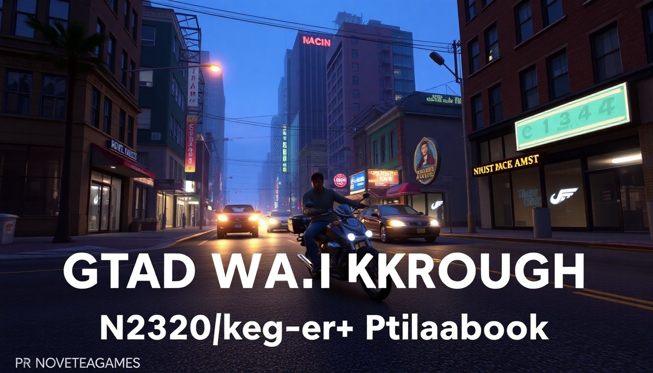 walkthrough for gta at novelteagames